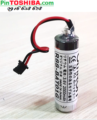 Omron R88A-BAT01G, Pin Toshiba ER6V lithium 3.6v AA2000mAh _Made in Japan